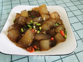 炒凉粉的做法步调：9