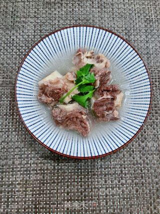 牛排骨浑汤的做法步调：10