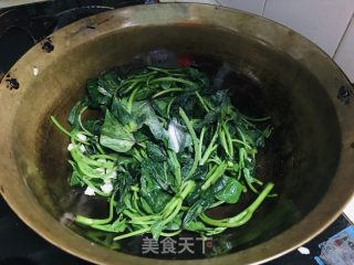 浑炒甘薯叶的做法步调：4