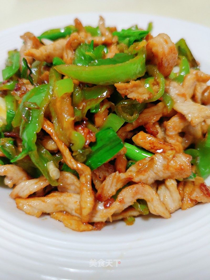 青椒肉丝的做法