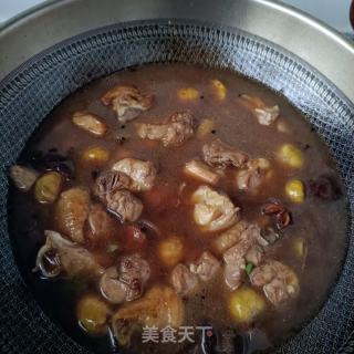 板栗烧鸡腿的做法步调：18