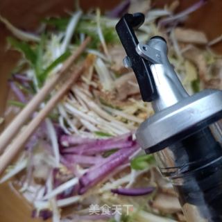 利剑菜拌油渣的做法步调：9