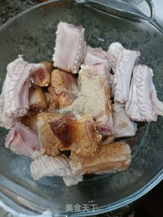 糯米蒸排骨的做法步调：4