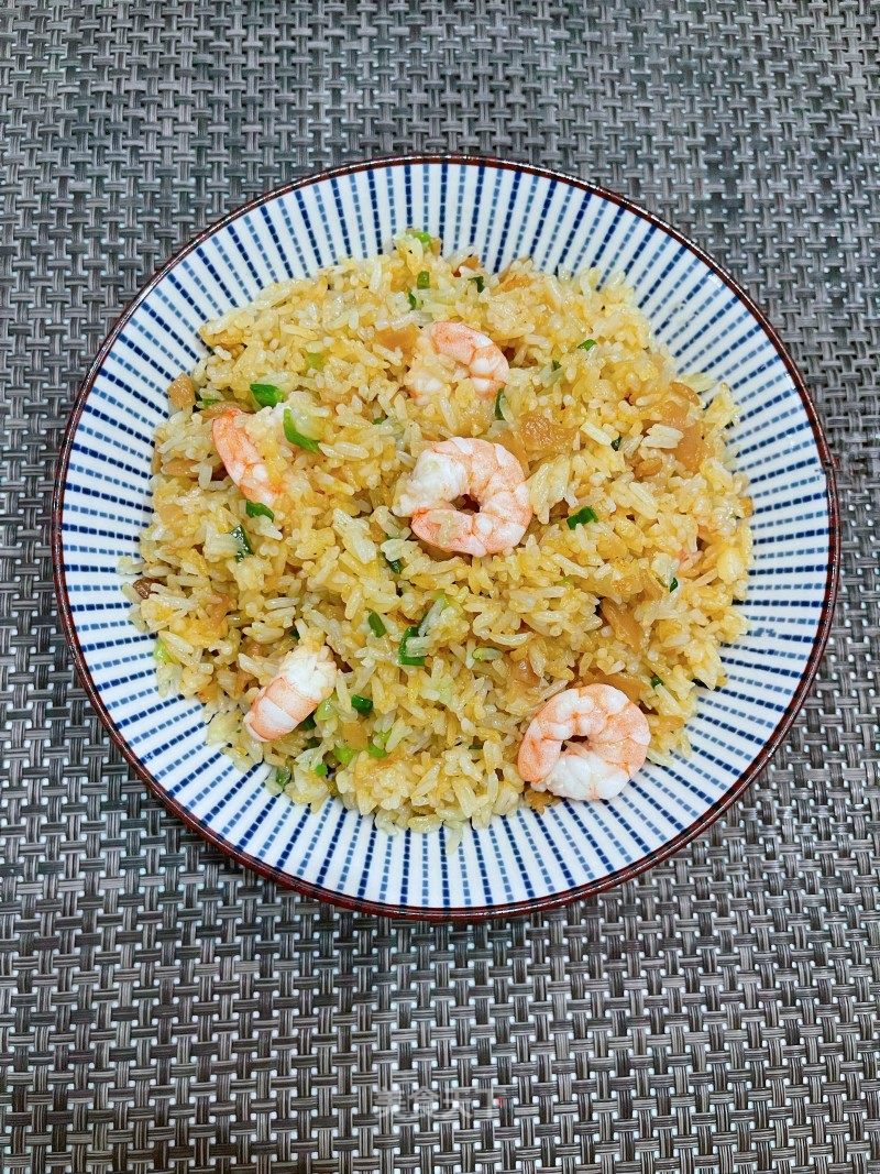 虾仁菜脯炒饭的做法