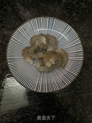 虾仁菜脯炒饭的做法步调：1
