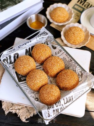 北瓜麻球（麻团）的做法步调：5
