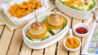 小熊芝士饭团+芝士炸鸡堡的做法步调：14