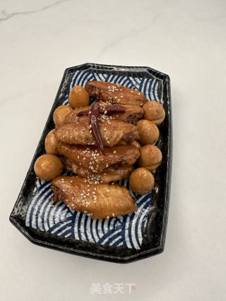 鸡翅炖鹌鹑蛋的做法步调：9
