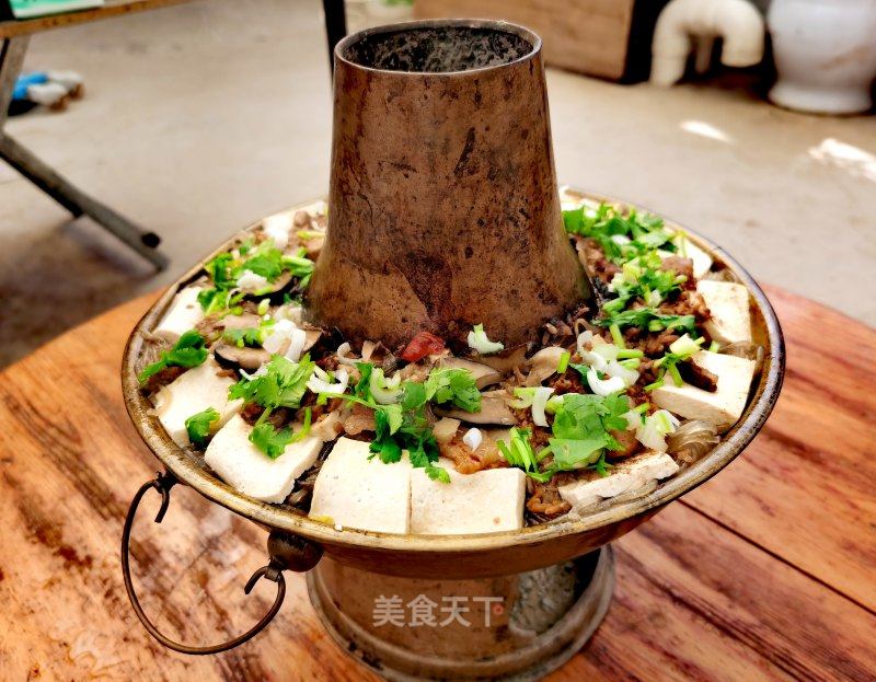 柴炭铜暖锅的做法