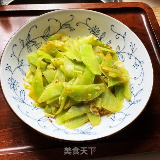 核桃油炒笋片的做法步调：8