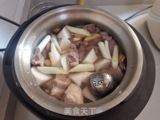 利剑萝卜炖羊肉的做法步调：7