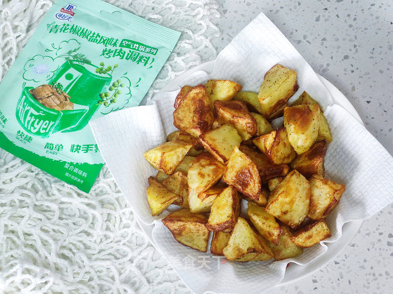 氛围炸锅青花椒土豆角的做法