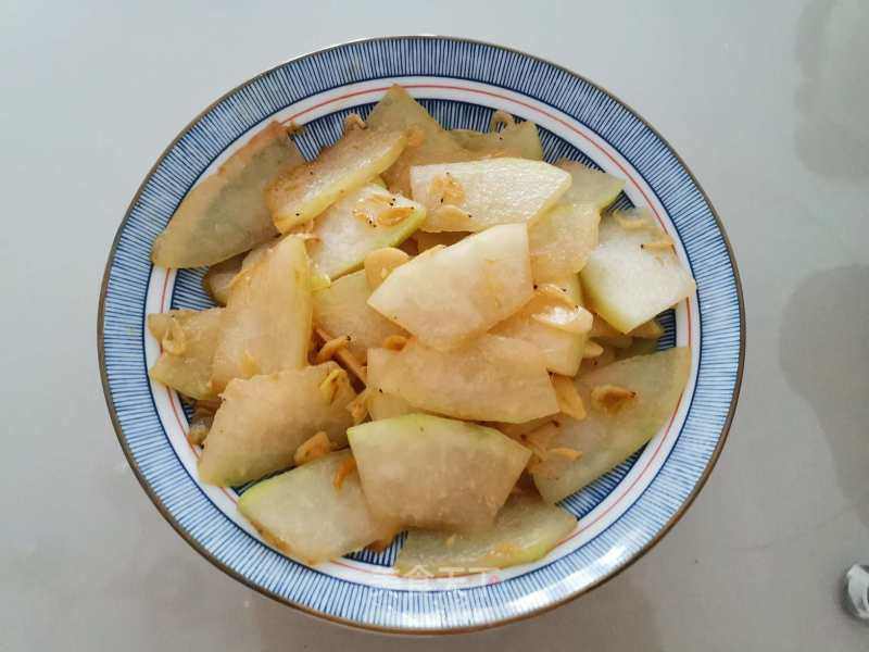 虾皮炒冬瓜的做法