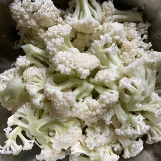 麻喷鼻番茄菜花的做法步调：1