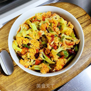 麻喷鼻番茄菜花的做法步调：11