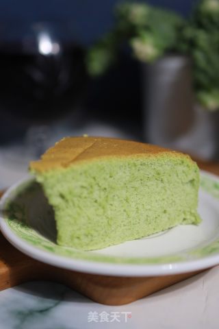 抹茶蛋糕的做法步调：13