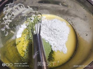 抹茶蛋糕的做法步调：2