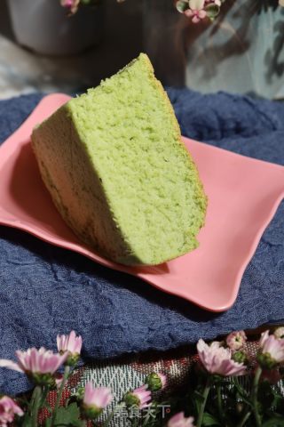 抹茶蛋糕的做法步调：12