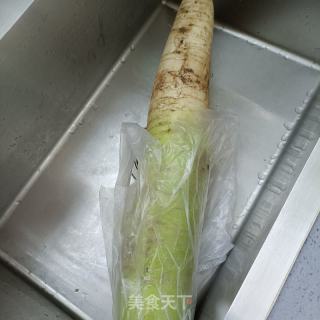 泡菜萝卜的做法步调：1