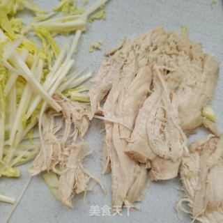 粉条利剑菜拌鸡胸肉的做法步调：10