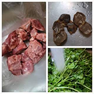 腊鸭肾西洋菜猪骨汤的做法步调：1