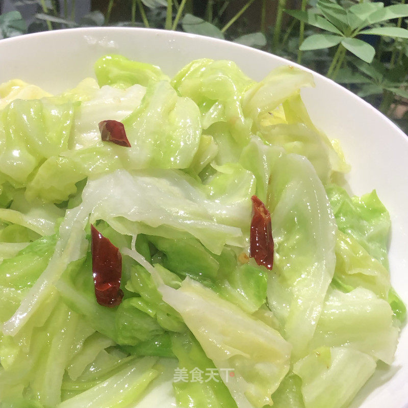 炝炒圆利剑菜的做法