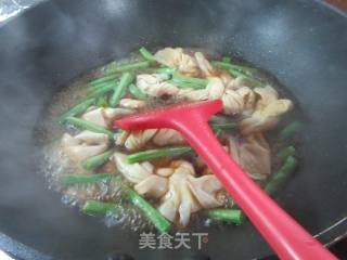 四时豆烧百叶结的做法步调：7