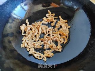 豇豆豆干炒肉丝的做法步调：5