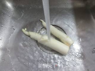 茭利剑百叶结烧鸭锁骨的做法步调：2