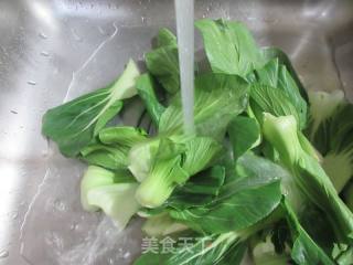 魔芋结炒青菜的做法步调：2