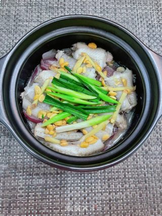 黄豆酱焗九肚鱼的做法步调：14