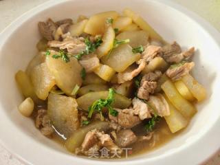 冬瓜炖肉的做法步调：8