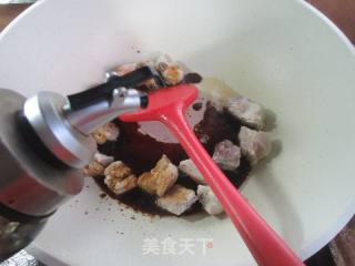 黄花菜仔排烧烤麸的做法步调：5
