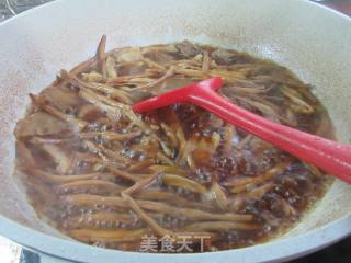 黄花菜仔排烧烤麸的做法步调：9
