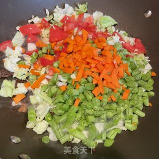 羊肚菌时蔬疙瘩汤的做法步调：7