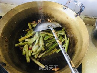 干煸四时豆的做法步调：11