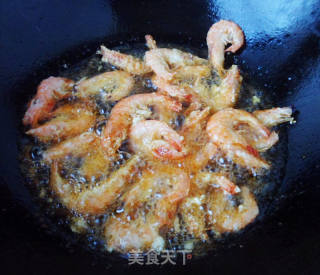 热饼夹炸虾的做法步调：7