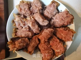 羊肚菌酿肉的做法步调：15
