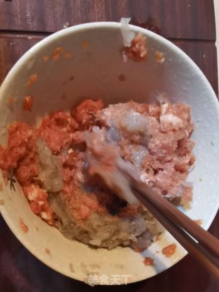 羊肚菌酿肉的做法步调：11