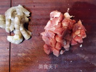 羊肚菌酿肉的做法步调：2