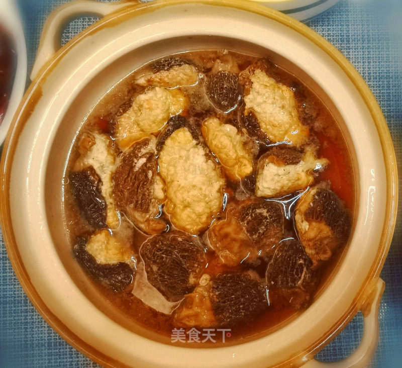 羊肚菌酿肉的做法