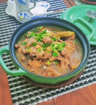 陈蘑菇炖鸡的做法步调：15