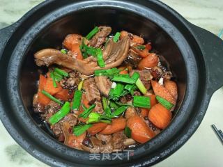 胡萝卜烧鸭肉的做法步调：20