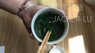 抹茶白豆布丁，老滑抹茶奶冻，配上甘美白豆，清爽又治愈。的做法步调：15