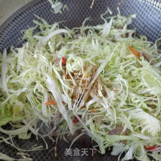 辣炒莲斑白的做法步调：11