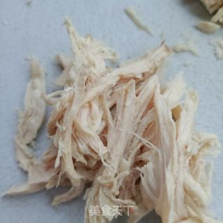 云豆丝拌鸡胸肉的做法步调：9