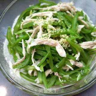 云豆丝拌鸡胸肉的做法步调：12