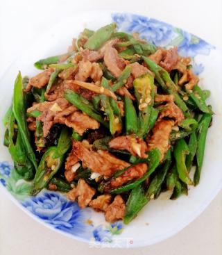 辣椒炒肉的做法步调：9