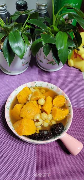 甘薯白枣莲子糖火的做法步调：6