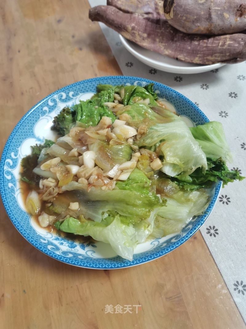 蚝油死菜的做法